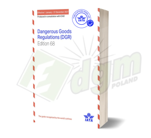 IATA DGR 68th Edition 2027 Regular Bound Manual (Book), English, 9065-68 książka drukowana