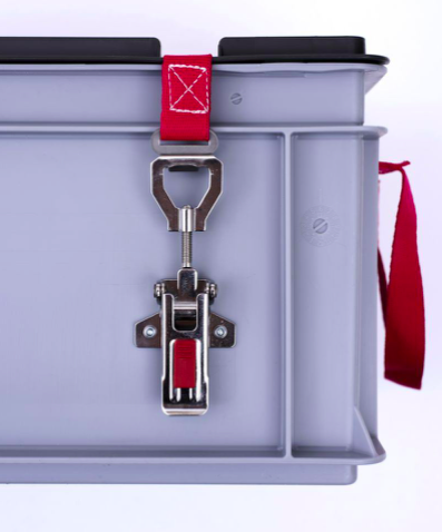 Skrzynka z PP do akumulatorów litowo-jonowych, 23 l, XS-Box 2 Basic, wypełniacz PyroBubbles®.png